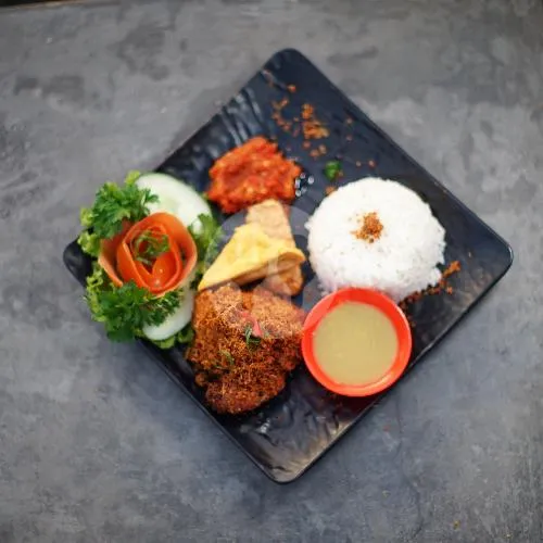 Ayam Goreng Laos With Rice