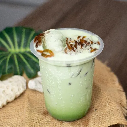 Matcha Jelly Latte